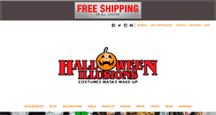 Desktop Screenshot of halloweenillusions.com